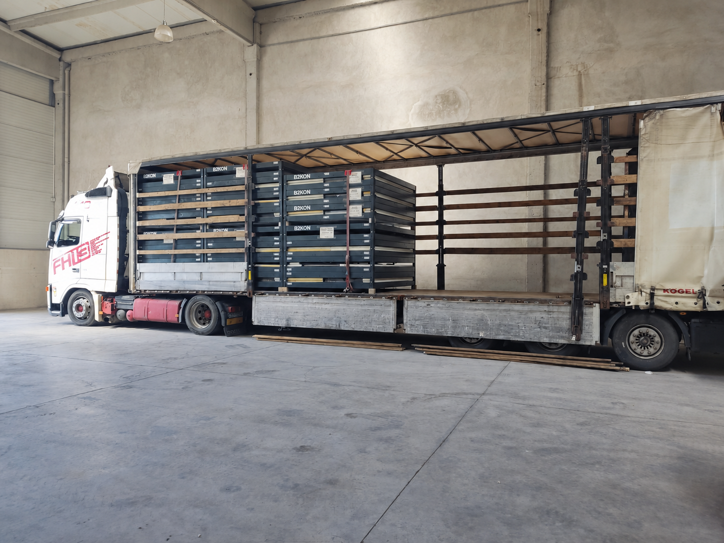 Livraison container